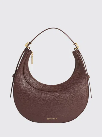Coccinelle Shoulder Bag Woman Color Red Purple In Burgundy
