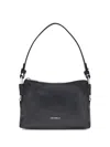 Coccinelle Rebekka Zip-fastening Top-handle Shoulder Bag In Black