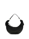 Coccinelle Furoshiki Shoulder Bag Adjustable Strap In Black