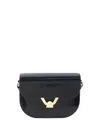 Coccinelle Women's Elegant Leather Shoulder Bag In Noir