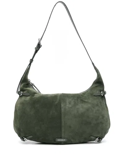 Coccinelle Small Abigail Cross Body Bag In Green