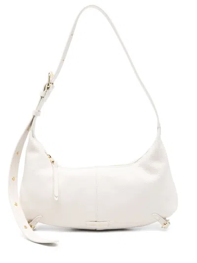 Coccinelle Small Abigail Shoulder Bag In White