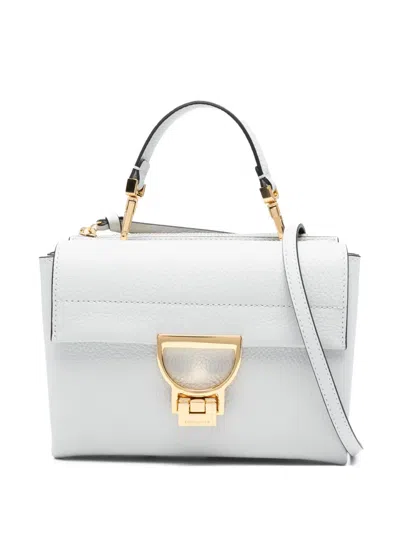 Coccinelle Small Arlettis Top-handle Shoulder Bag In Gray