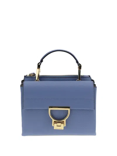 Coccinelle Small Arlettis Tote Bag In Blue