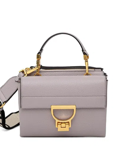 Coccinelle Small Arlettis Tote Bag In Gray