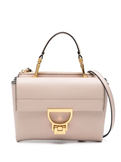 Coccinelle Small Arlettis Tote Bag In Nude & Neutrals