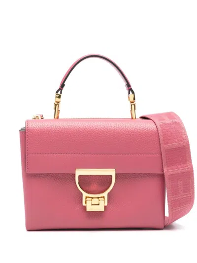 Coccinelle Small Arlettis Tote Bag In Pink