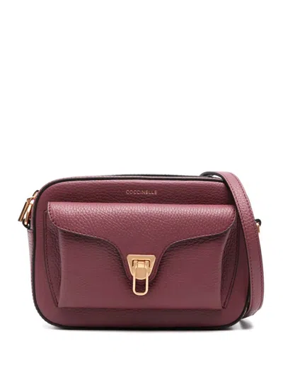 Coccinelle Small Beat Cross Body Bag In Red