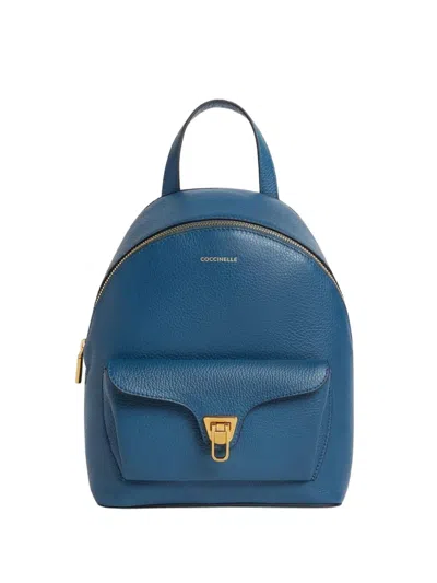 Coccinelle Small Beat Generation Backpack In Blue