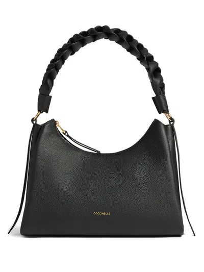 Coccinelle Small Boheme Shoulder Bag In Black