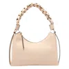 Coccinelle Small Boheme Shoulder Bag In Neutral