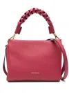 Coccinelle Small Boheme Leather Crossbody Bag In Pink