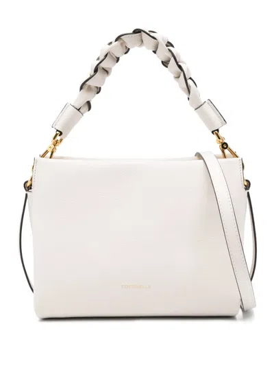 Coccinelle Small Boheme Tote Bag In White