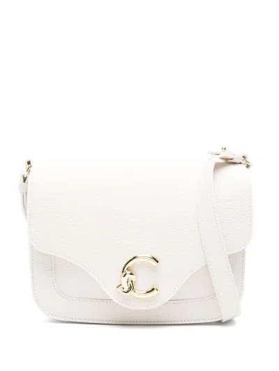 Coccinelle Small C-me Cocker Cross Body Bag In White