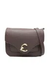 Coccinelle Small C-me Satchel Bag In Gray