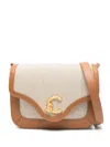 Coccinelle Small C-me Shoulder Bag In Neutrals