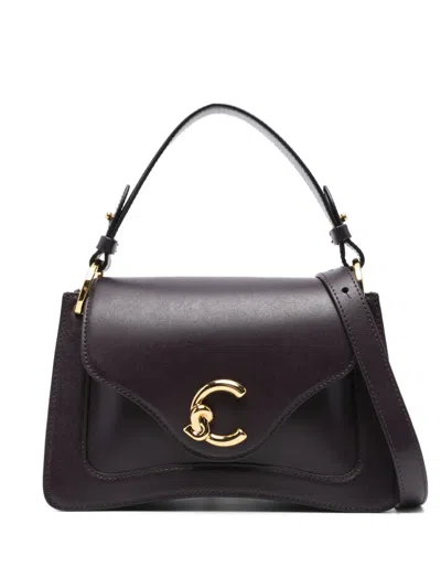 Coccinelle Small C-me Top-handle Bag In Purple