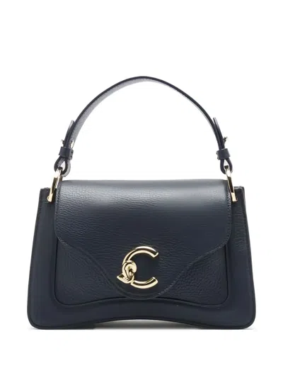 Coccinelle Small C-me Tote Bag In Blue