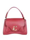 Coccinelle Red Leather Women Handbag In Red