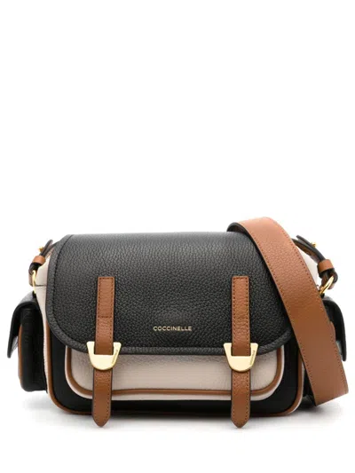 Coccinelle Small Campus Cross Body Bag In Black