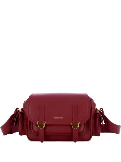 Coccinelle Small Campus Cross Body Bag In Red