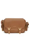 Coccinelle Small Campus Shoulder Bag In Brown