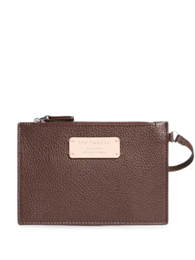 Coccinelle Small C-easy Suede Tote Bag In Brown
