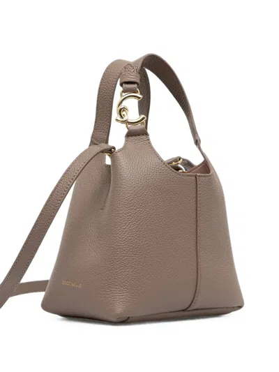 Coccinelle Small C-easy Tote Bag In Gray