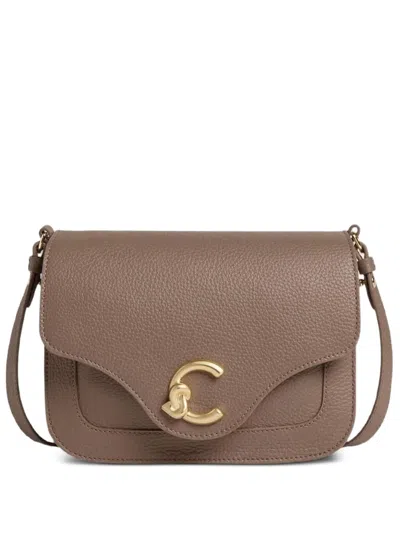 Coccinelle Small C-me Shoulder Bag In Brown