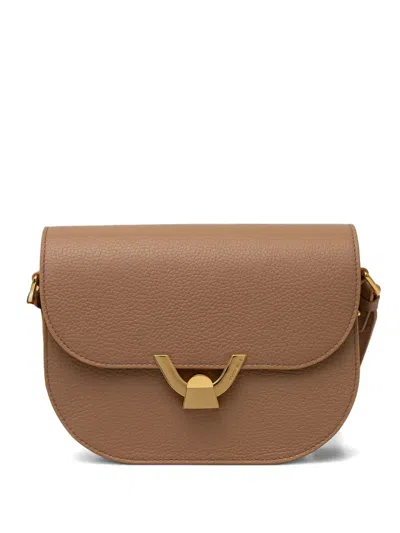 Coccinelle Small Dew Crossbody Bag In Brown