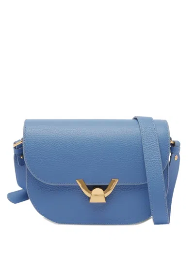 Coccinelle Small Dew Shoulder Bag In Blue