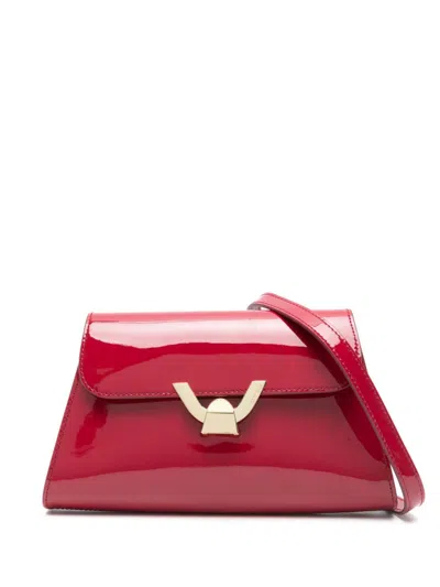 Coccinelle Small Dew Shoulder Bag In Red