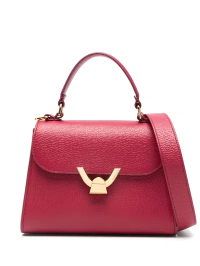 Coccinelle Small Dew Tote Bag In Pink