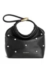 Coccinelle Small Finn Embellished Tote Bag In Black