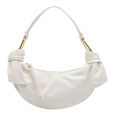 Coccinelle Small Furoshiki Shoulder Bag In White