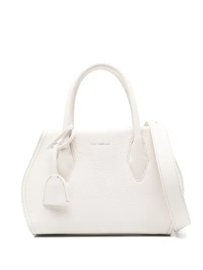 Coccinelle Small Lord Tote Bag In White