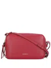 Coccinelle Small Mallory Leather Cross Body Bag In Red