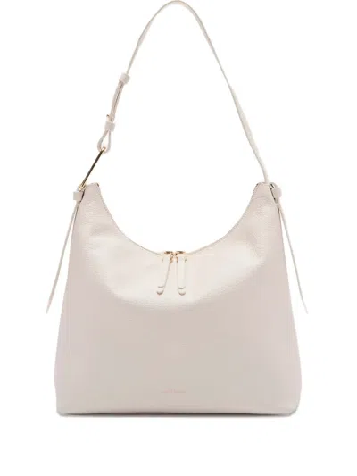 Coccinelle Small Mallory Slouchy Shoulder Bag In White