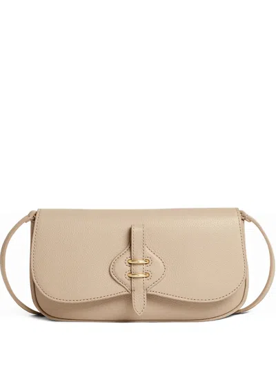 Coccinelle Small Mavery Shoulder Bag In Neutral