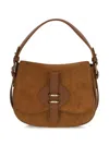Coccinelle Brown Calf Leather Bos Taurus Handbag In Brown