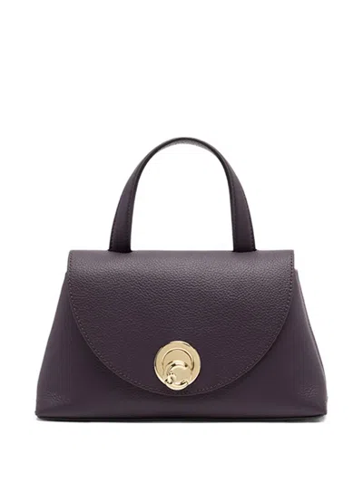 Coccinelle Small Nikla Leather Crossbody Bag In Purple