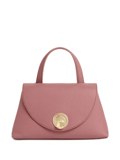 Coccinelle Small Nikla Leather Tote Bag In Blue