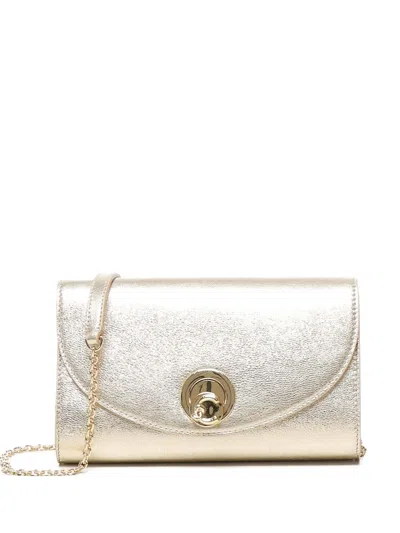 Coccinelle Small Nikla Shoulder Bag In Gold