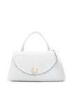 Coccinelle Small Nikla Top-handle Tote Bag In Gray