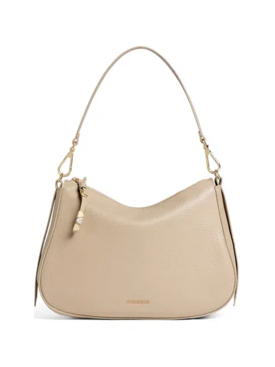 Coccinelle Small Nory Shoulder Bag In Neutral