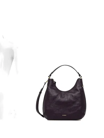 Coccinelle Small Rebekka Leather Tote Bag In Black