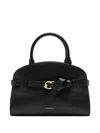 Coccinelle Small Sabine Knotted Belt Tote Bag In Black