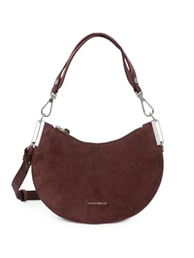 Coccinelle Small Sunup Shoulder Bag In Brown