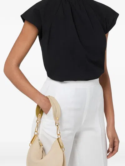 Coccinelle Small Sunup Shoulder Bag In Neutral