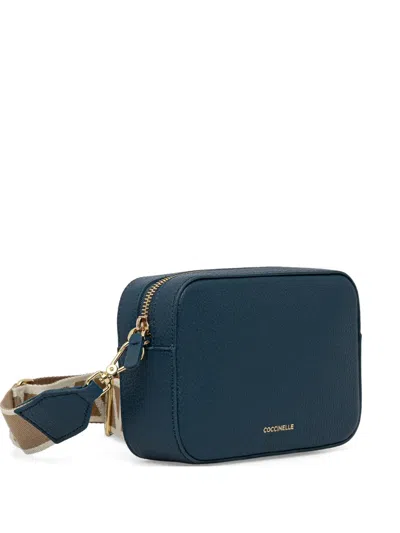 Coccinelle Small Tebe Cross Body Bag In Blue